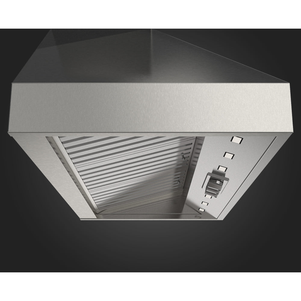 Fulgor Milano 48 in. 1000 CFM Professional Wall Mount Range Hood in Stainless Steel (F6PC48DS1)-