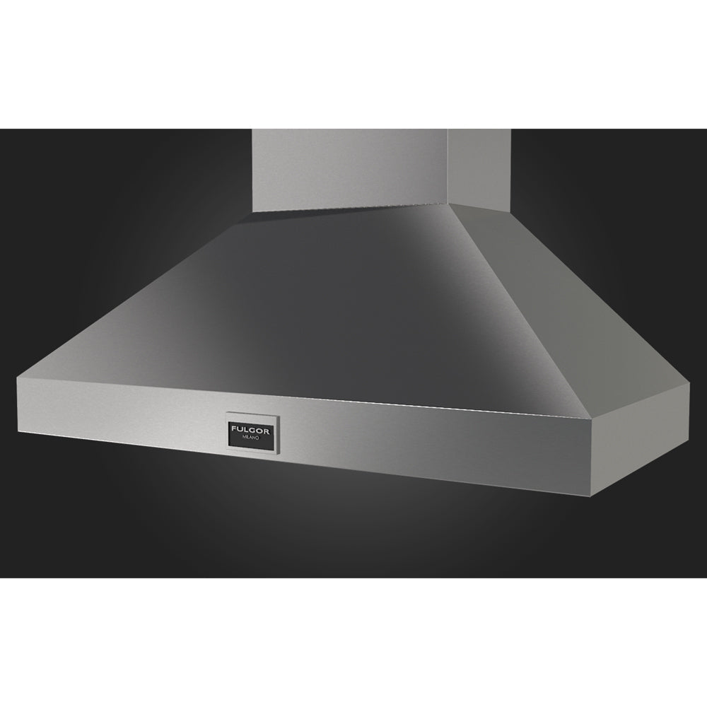 Fulgor Milano 48 in. 1000 CFM Professional Wall Mount Range Hood in Stainless Steel (F6PC48DS1)-