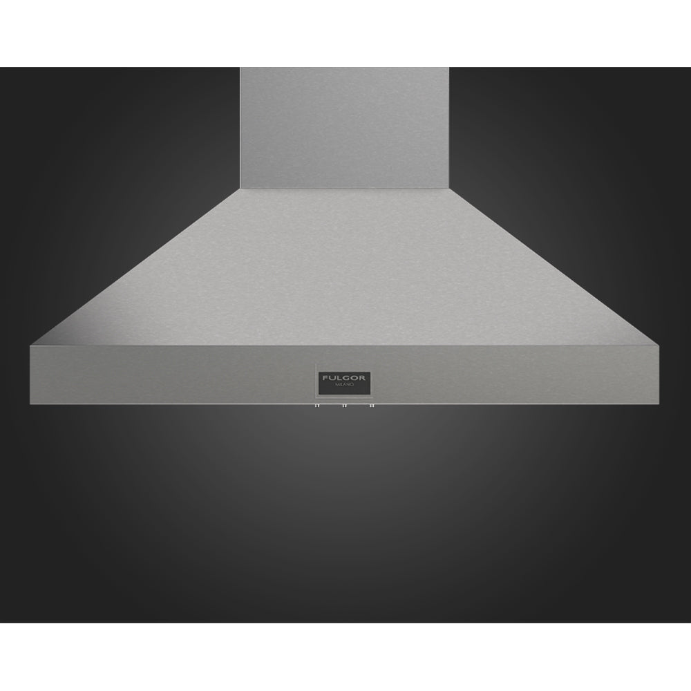 Fulgor Milano 48 in. 1000 CFM Professional Wall Mount Range Hood in Stainless Steel (F6PC48DS1)-