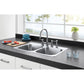 Kingston Brass 33 in. Drop-in Double Bowl Kitchen Sink, Brushed (GKTD33228) Brushed