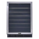 Galanz 24 in. 47-Bottle Built-In Wine Cooler in Stainless Steel (GLW57MS2B16) 