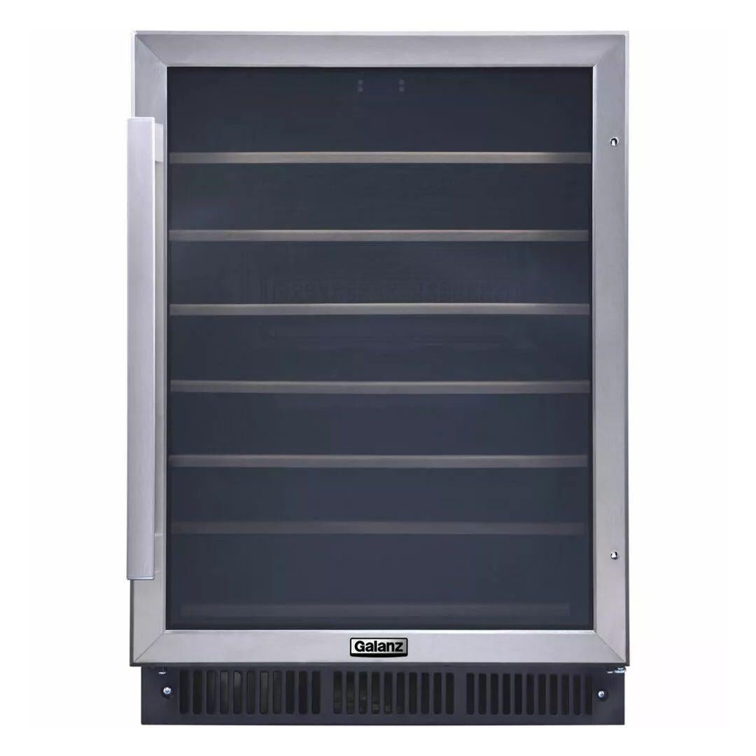 Galanz 24 in. 47-Bottle Built-In Wine Cooler in Stainless Steel (GLW57MS2B16) 