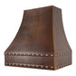 Premier Copper 36 in. Correa Wall Mounted Range Hood in Hammered Copper main image.
