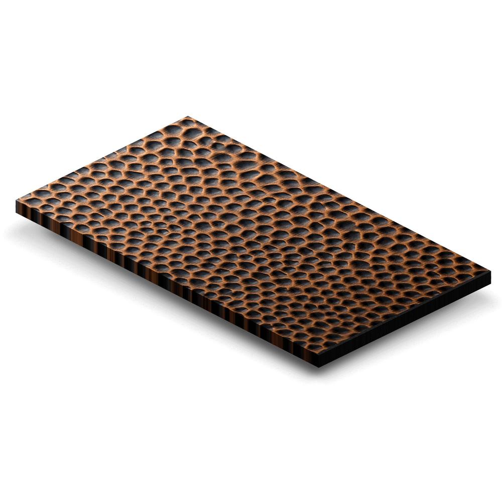 ZLINE 3 x 5 Hand-Hammered Copper Sample (CS-H) main image.