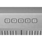 Hauslane Chef 30 in. Convertible Stainless Steel Under Cabinet Range Hood (UC-B018SS-30) button controls.