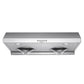 Hauslane Chef 30 in. Ducted Stainless Steel Under Cabinet Range Hood (UC-C100SS-30) front.