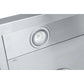 Hauslane Chef 30 in. Ducted Stainless Steel Under Cabinet Range Hood (UC-C100SS-30) built-in LED lighting.