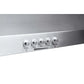 Hauslane Chef 30 in. Ducted Stainless Steel Under Cabinet Range Hood (UC-C100SS-30) button controls.