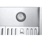 Hauslane Chef 30 in. Ducted Stainless Steel Under Cabinet Range Hood (UC-PS10SS-30) LED lighting.