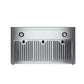 Hauslane Chef Convertible Stainless Steel Wall-Mount Range Hood (WM-739SS) baffle filters and built-in lighting.