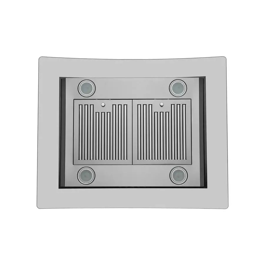 Hauslane Chef Convertible Stainless Steel Island Mount Range Hood (IS-200SS) under.