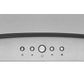 Hauslane Chef Convertible Stainless Steel Island Mount Range Hood (IS-200SS) button panel.