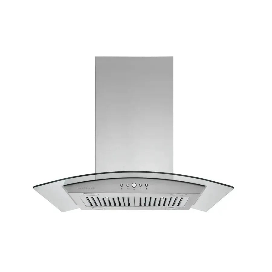 Hauslane Chef Convertible Stainless Steel Island Mount Range Hood (IS-200SS) front.