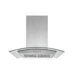 Hauslane Chef Convertible Stainless Steel Island Mount Range Hood (IS-200SS) front.