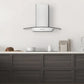 Hauslane Chef Convertible Stainless Steel Wall Mount Range Hood (WM-630SS) lifestyle, in a modern kitchen.