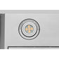 Hauslane Chef Convertible Stainless Steel Wall Mount Range Hood (WM-630SS) close-up, LED lighting.