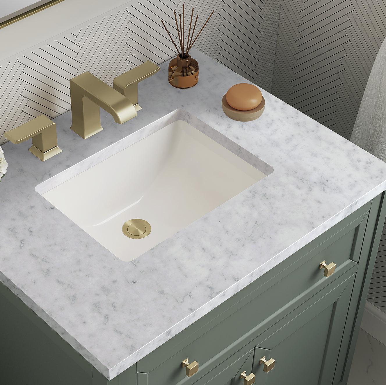 James Martin Vanities Chicago Collection 30 in. Single Vanity in Smokey Celadon with Countertop Options 