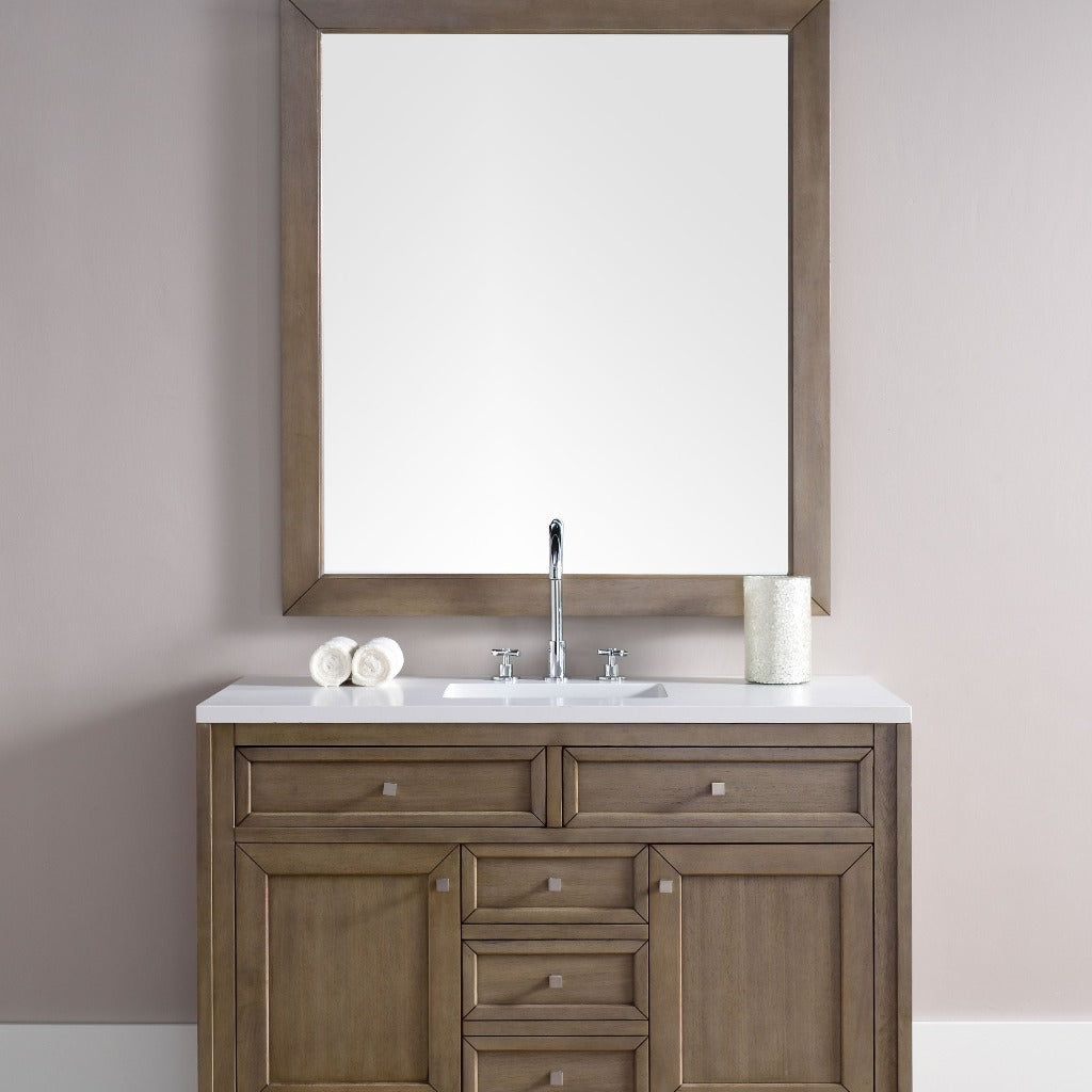 James Martin Vanities Chicago Collection 48 in. Single Vanity in Whitewashed Walnut with Countertop Options