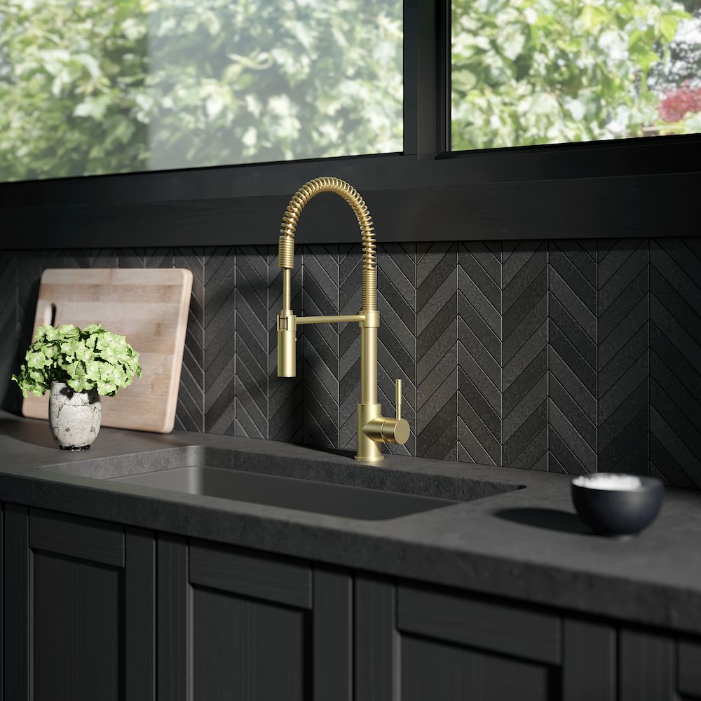 ZLINE Sierra Kitchen Faucet (SRA-KF) Champagne Bronze