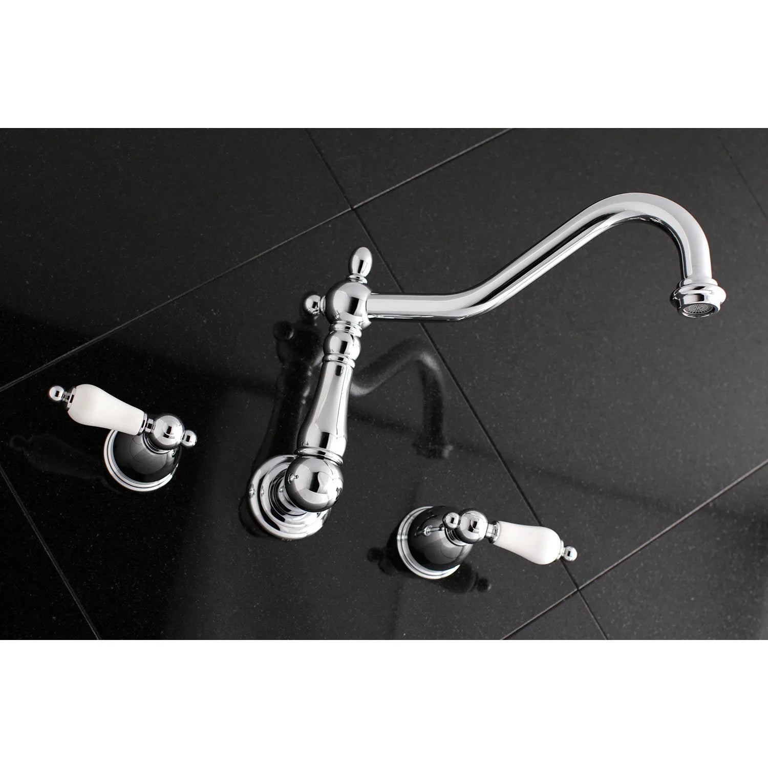 Kingston Brass Heritage Wall Mount Roman Tub Faucet (KS1021PL) Polished Chrome