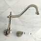 Kingston Brass Heritage Wall Mount Roman Tub Faucet (KS1028PL) Brushed Nickel
