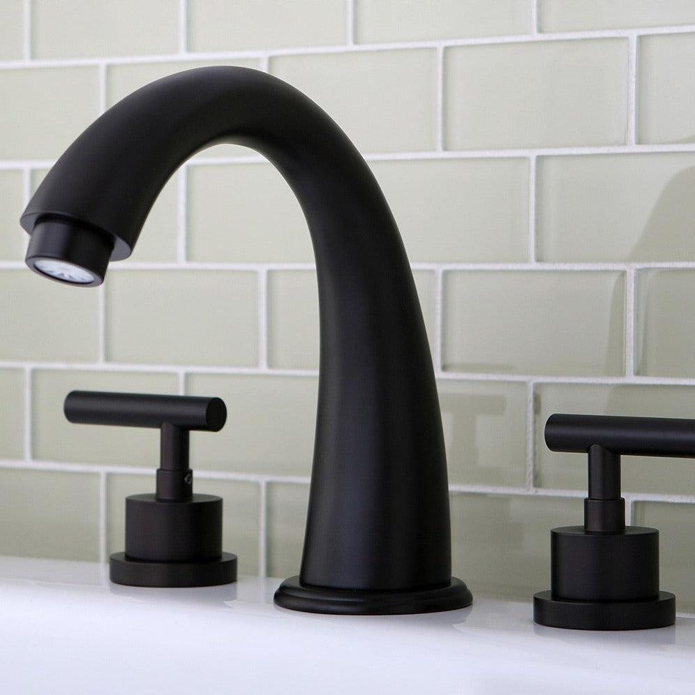 Kingston Brass Manhattan Roman Tub Faucet in Oil Rubbed Bronze (KS2365CML) 