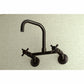 Kingston Brass Concord Two-Handle Wall-Mount Kitchen Faucet (KS413) Oil Rubbed Bronze