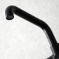Kingston Brass Concord Two-Handle Wall-Mount Kitchen Faucet, Matte Black (KS423MB) 