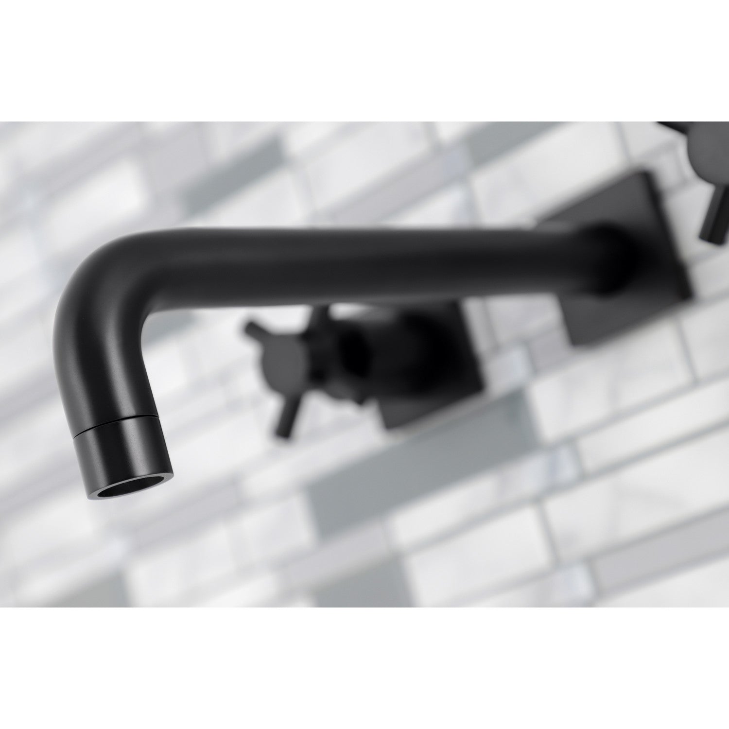 Kingston Brass Concord Wall Mount Tub Faucet (KS6020DX) Matte Black