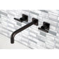 Kingston Brass Manhattan Two-Handle 3-Hole Wall Mount Roman Tub Faucet (KS602-CML) Oil Rubbed Bronze