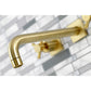 Kingston Brass Concord Wall Mount Tub Faucet (KS6027DX) Brushed Brass