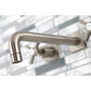 Kingston Brass Millennium Wall Mount Tub Faucet Brushed Nickel