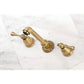 Kingston Brass English Country 2-Handle Wall Mount Roman Tub Faucet (KS7021BL) Antique Brass