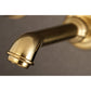 Kingston Brass English Country Wall Mount Roman Tub Faucet (KS7027AL) Brushed Brass