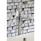 Kingston Brass English Country Freestanding Tub Faucet with Hand Shower (KS7131ABL) Polished Chrome