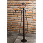 Kingston Brass Kaiser Freestanding Tub Faucet with Hand Shower in Oil Rubbed Bronze