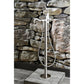 Kingston Brass English Country Freestanding Tub Faucet with Hand Shower (KS7138ABL) Brushed Nickel