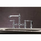 Kingston Brass English Country Kitchen Faucet with Side Sprayer (KS7271ALBS) Polished Chrome