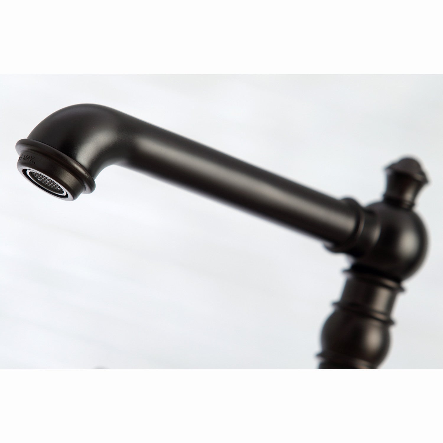 Kingston Brass English Country 8-Inch Bridge Kitchen Faucet with Sprayer (KS7275PLBS) Oil Rubbed Bronze