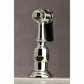 Kingston Brass English Country Kitchen Faucet with Side Sprayer (KS7276ALBS) Polished Nickel