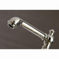 Kingston Brass English Country Kitchen Faucet with Side Sprayer (KS7276ALBS) Polished Nickel