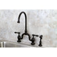 Kingston Brass English Country Kitchen Bridge Faucet with Brass Sprayer (KS7795ALBS) Oil Rubbed Bronze