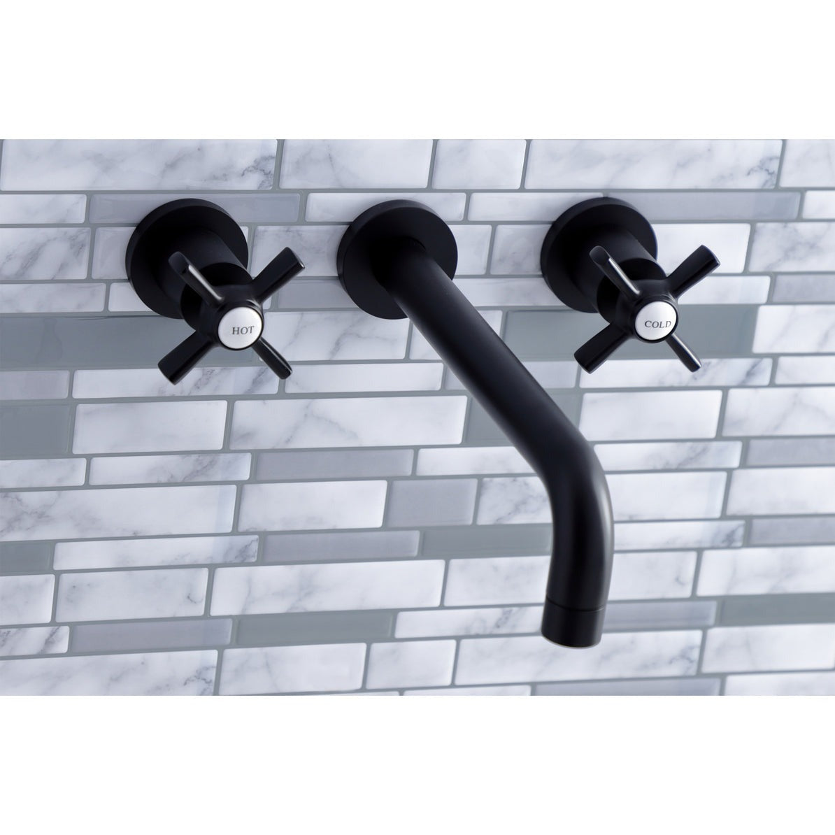 Kingston Brass Millennium Two-Handle Wall Mount Tub Faucet (KS802)