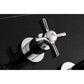 Kingston Brass Millennium Two-Handle Wall Mount Tub Faucet Polished Chrome