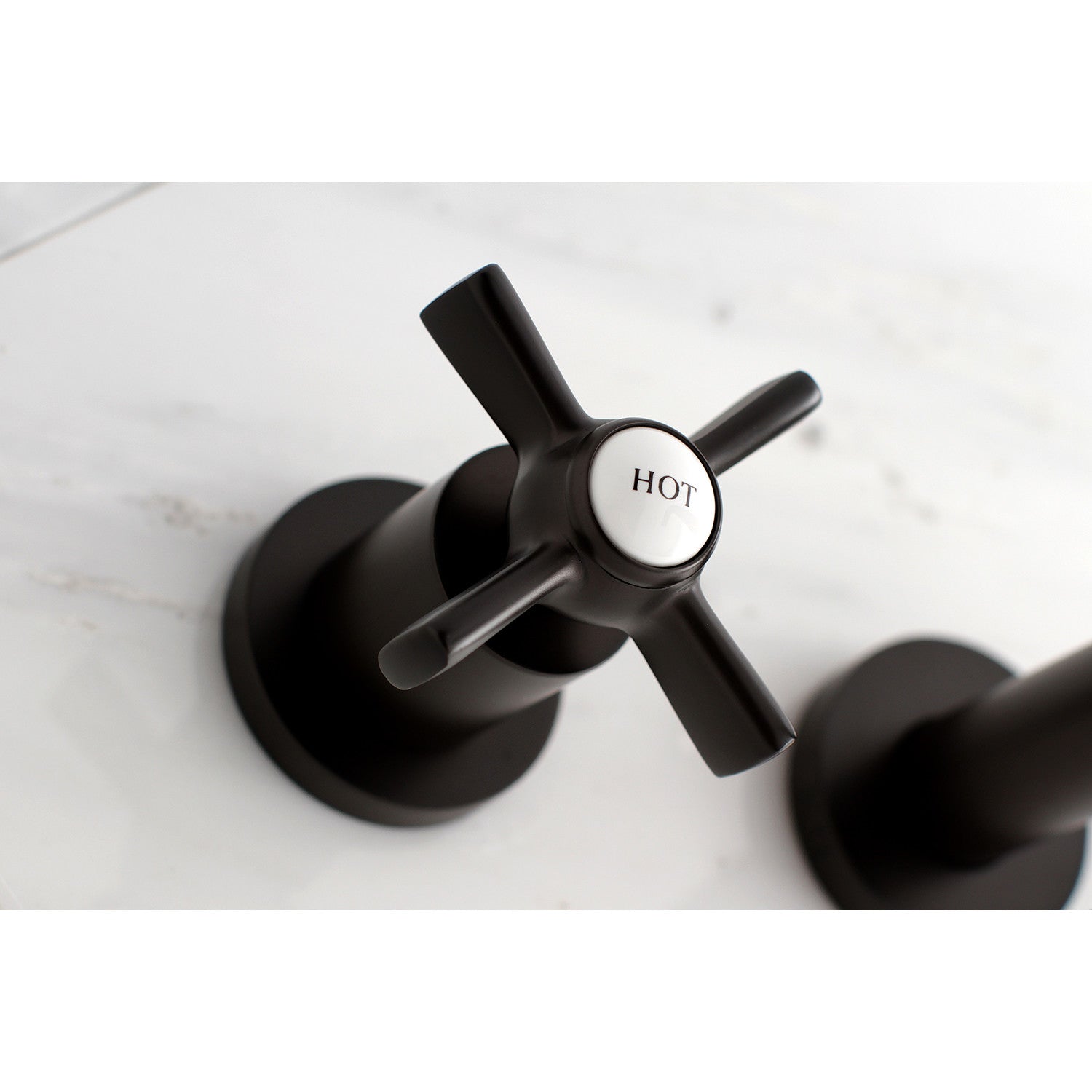 Kingston Brass Millennium Two-Handle Wall Mount Tub Faucet Oil Rubbed Bronze