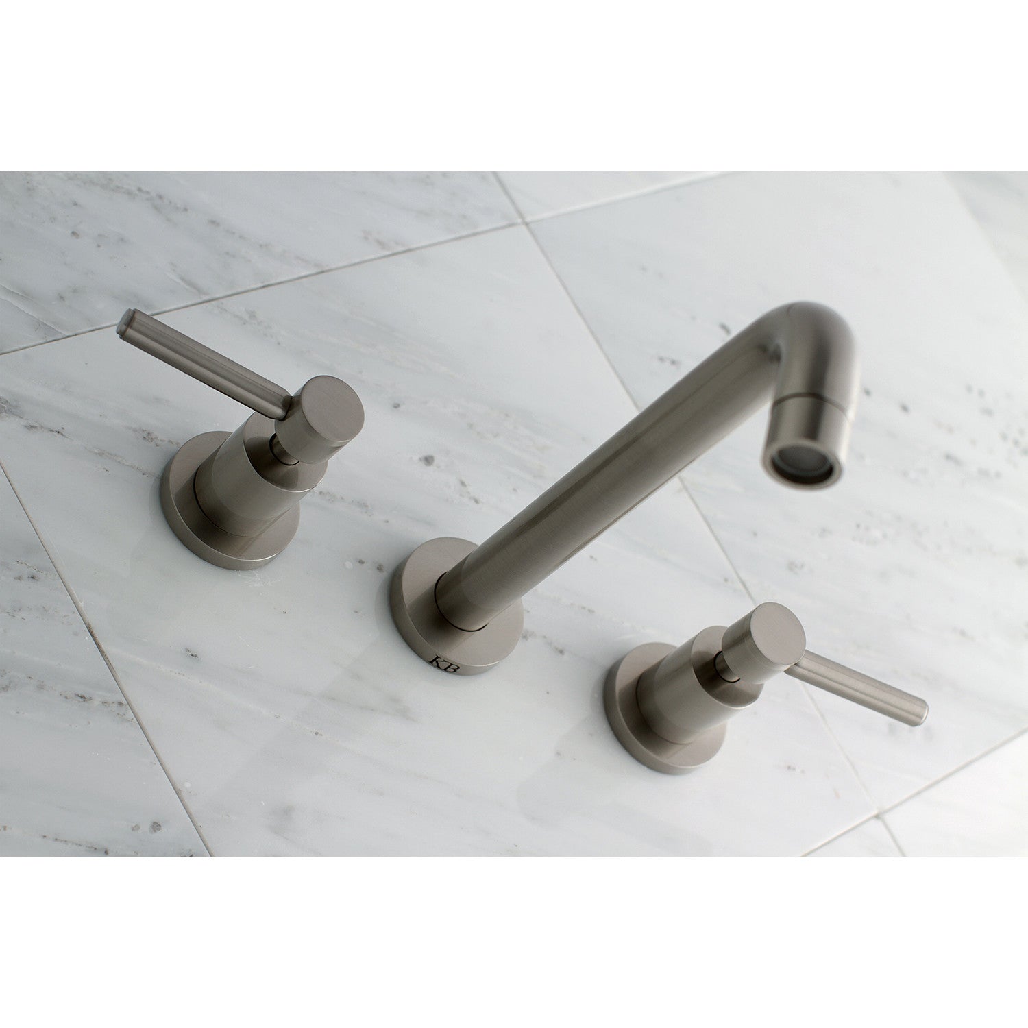 Kingston Brass Concord Two-Handle Wall Mount Tub Faucet (KS8028DL) Brushed Nickel