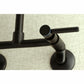 Kingston Brass Concord 8 in. Adjustable Center Wall Mount Kitchen Faucet (KS812) Matte Black