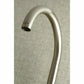 Kingston Brass Concord 8 in. Adjustable Center Wall Mount Kitchen Faucet (KS814) Brushed Nickel