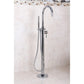 Kingston Brass Concord Freestanding Tub Faucet with Hand Shower (KS8151DL) Polished Chrome