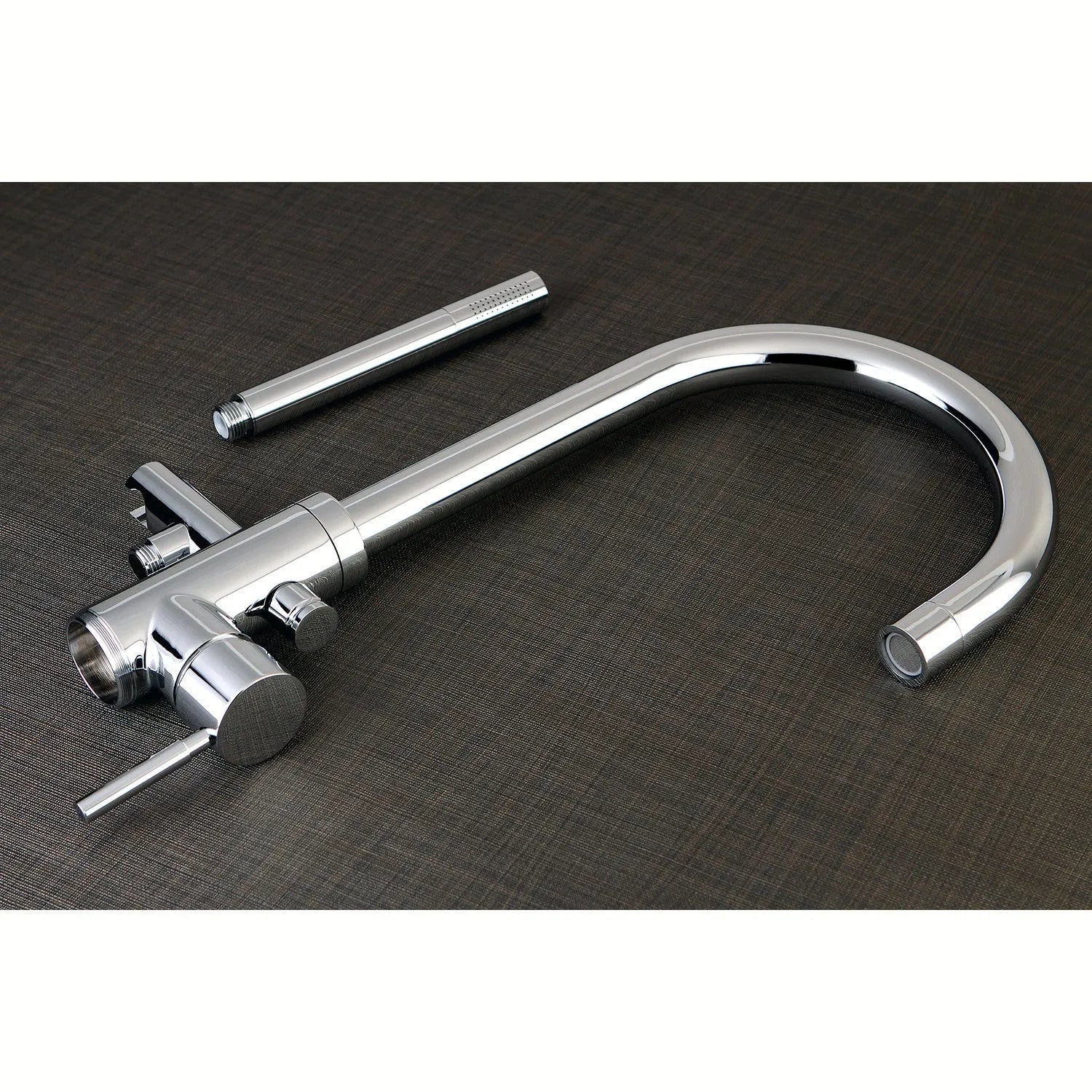 Kingston Brass Concord Freestanding Tub Faucet with Hand Shower (KS8151DL) Polished Chrome